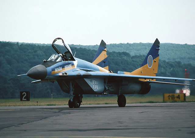 Poroshenko on MiG-29