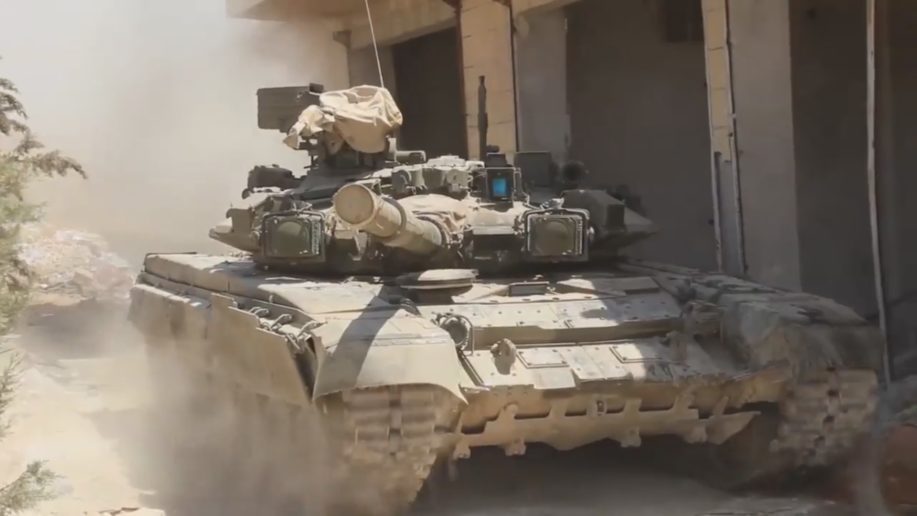 Xe tăng T-90 của quân đội Syria