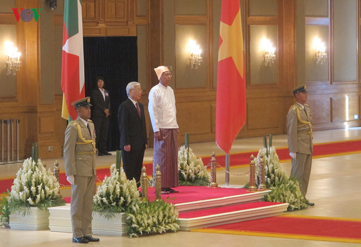 Tổng Bí thư Nguyễn Phú Trọng thăm Myanmar6