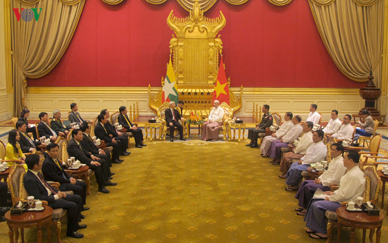 Tổng Bí thư Nguyễn Phú Trọng thăm Myanmar9