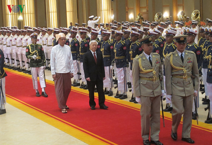 Tổng Bí thư Nguyễn Phú Trọng thăm Myanmar8