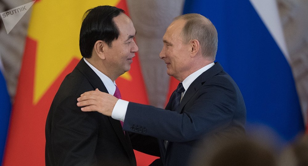 Tổng thống Nga Putin và Chủ tịch nước Việt Nam