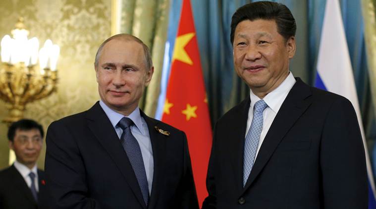 Tổng thống Nga Putin và Chủ tịch Trung Quốc