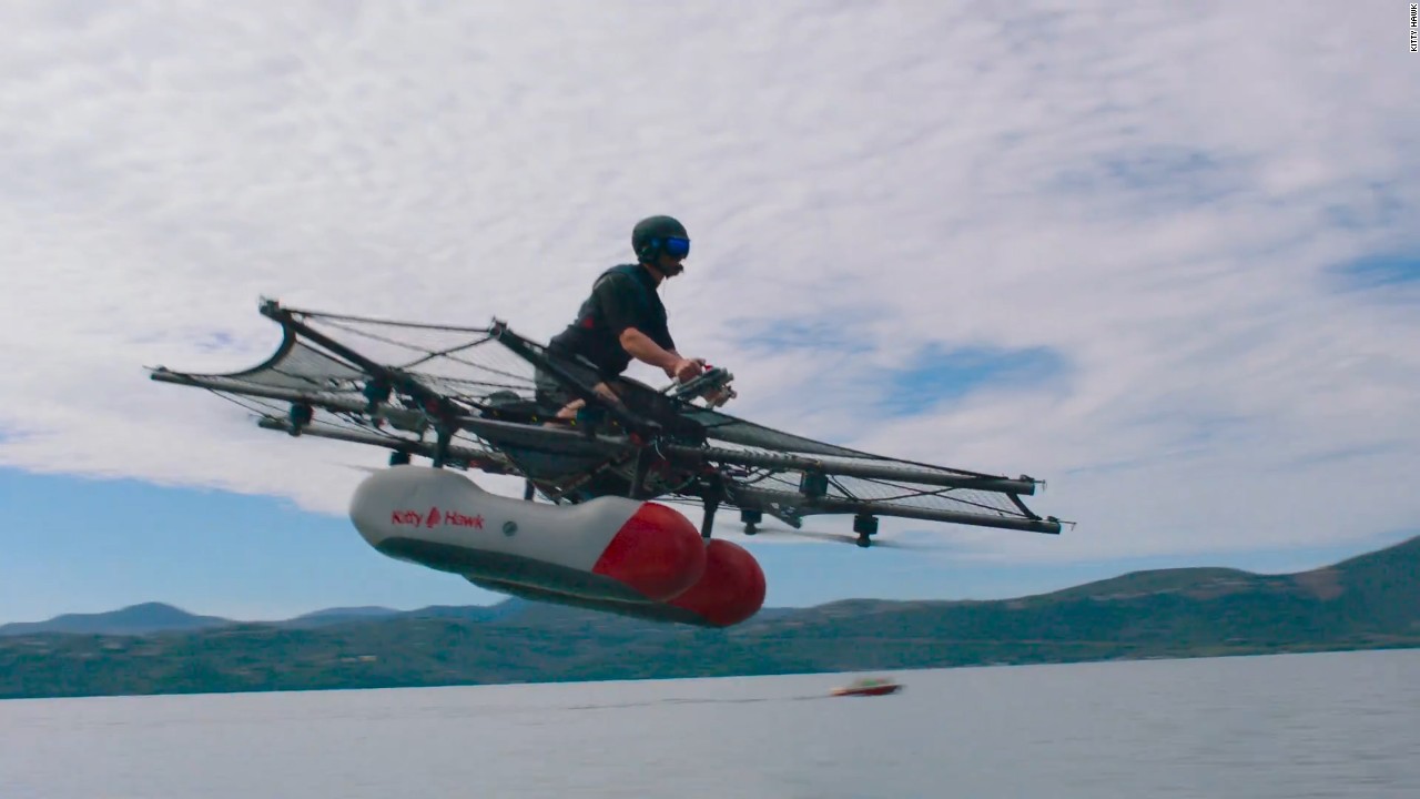 Larry Page Flying car Kitty hawk