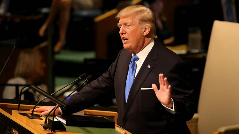 Tổng thống Mỹ Donald Trump phát biểu tại LHQ
