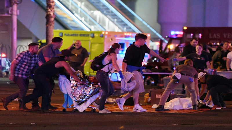 Hiện trường vụ tấn công ở Las Vegas