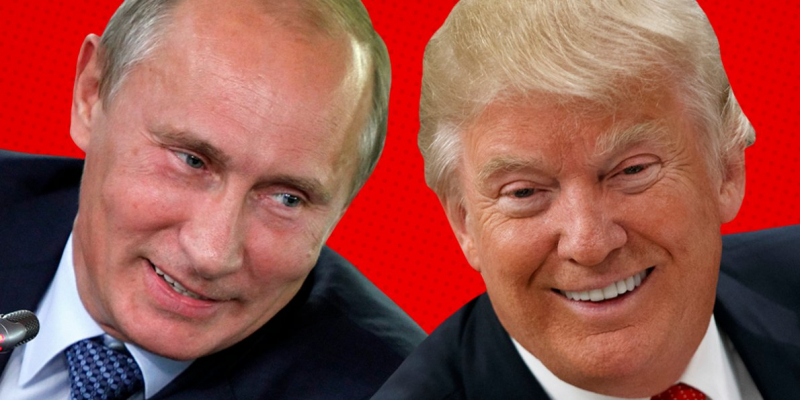 Tổng thống Nga và Tổng thống Mỹ Donald Trump