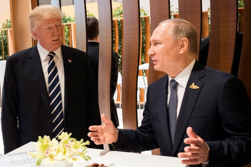Tổng thống Mỹ Donald Trump và Tổng thống Nga