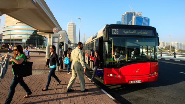 Dịch vụ xe bus công cộng ở Dubai