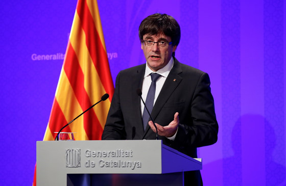 Thủ hiến Catalonia Carles Puigdemont 1