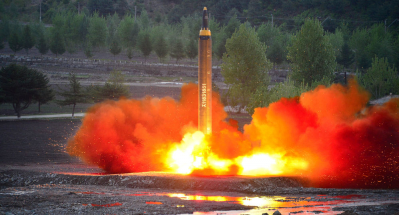 Một vụ phóng tên lửa của Triều Tiên