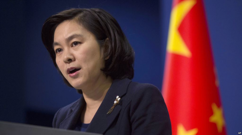Nữ phát ngôn viên Bộ Ngoại giao Trung Quốc Hoa Xuâ