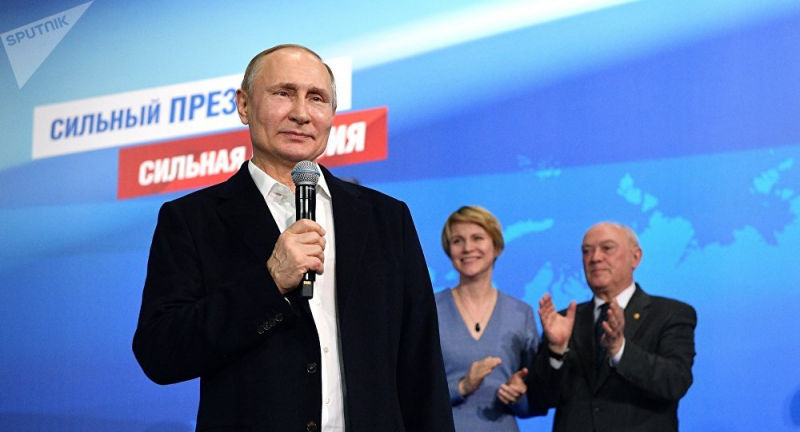 Tổng thống Putin cảm ơn những người đã ủng hộ ông