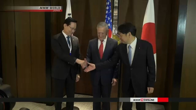 Bộ trưởng Quốc phòng 3 đồng minh Mỹ-Nhật-Hàn