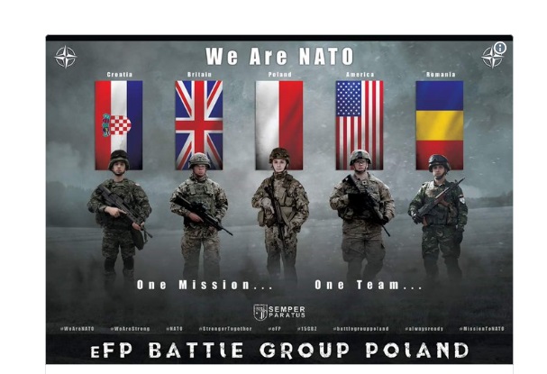Bức hình poster của NATO