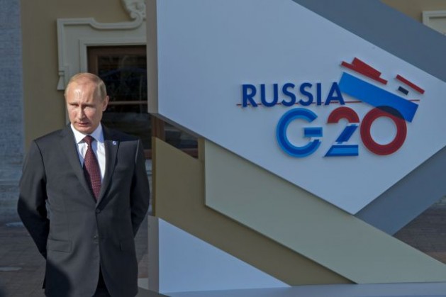 Tổng thống Putin tại một cuộc họp thượng đỉnh G-20