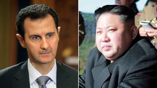 Tổng thống Syria và Chủ tịch Triều Tiên