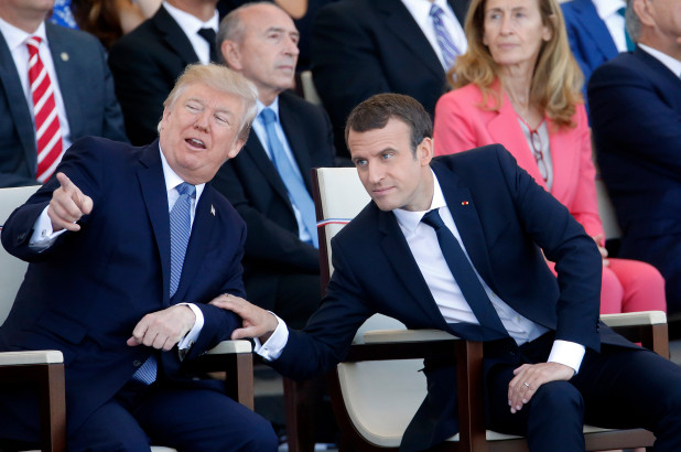 Lãnh đạo hai nước Mỹ - Pháp