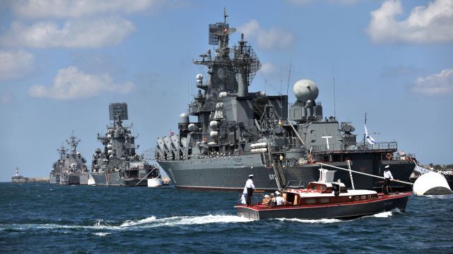 Các tàu chiến của 4 hạm đội thuộc Hải quân Nga