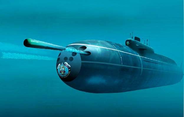 Tàu ngầm Nga phóng ngư lôi - ảnh minh họa