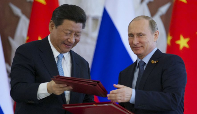 Hai nhà lãnh đạo Trung Quốc - Nga
