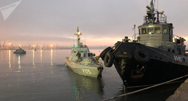 Tàu Ucraine bị Nga bắt giữ