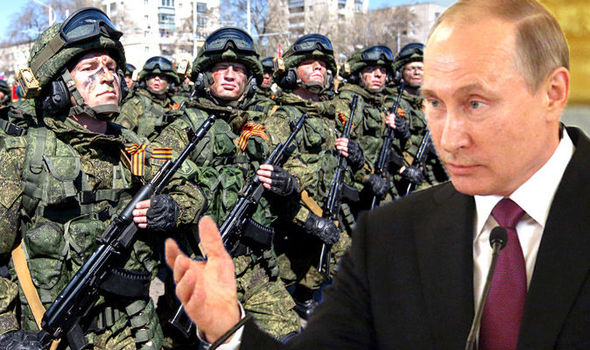 Tổng thống Nga và quân đội - ảnh minh họa