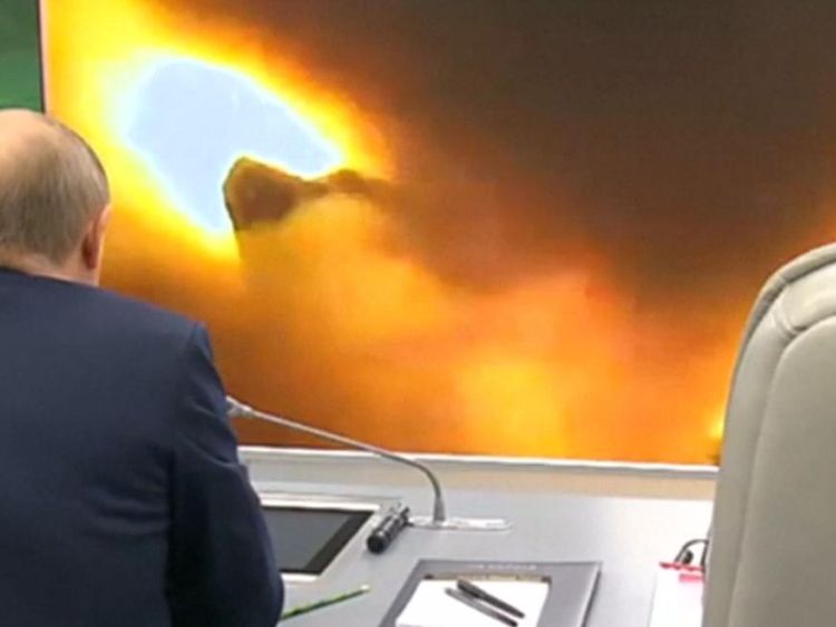 Tổng thống Nga quan sát vụ thử nghiệm