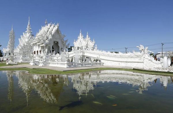 Ngôi Chùa Trắng tại Chiang Rai, Thái Lan