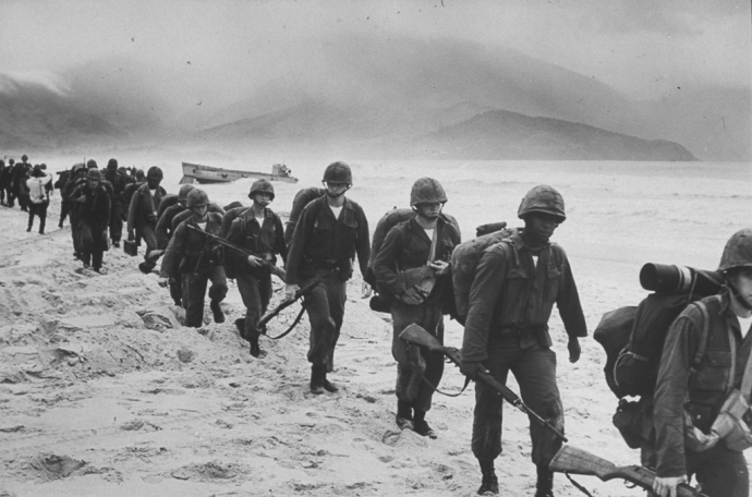 Ngày 8:3:1965 có khoảng 3.500 binh sỹ Mỹ đổ bộ vào