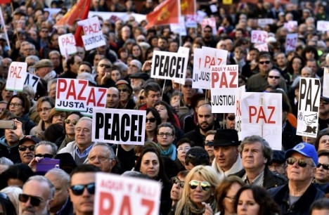 1 Người biểu tình Tây Ban Nha không muốn chính phủ