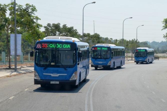 VGP Xe buýt sử dụng nhiên liệu sạch