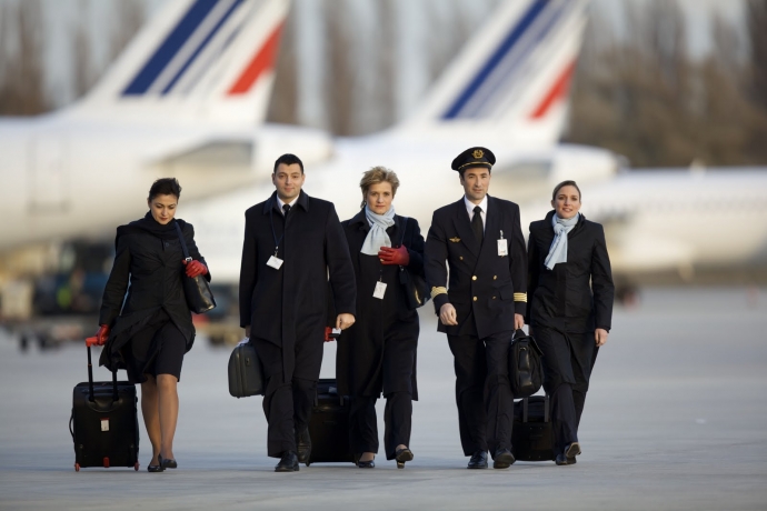 Official Air France cabin crew photo