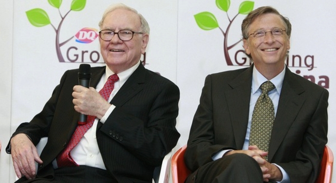 Warrent Buffett & Bill Gates