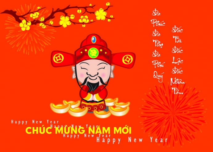 Logo, Hình Nền Chúc Mừng Năm Mới Đinh Dậu 2017 Đẹp Nhất