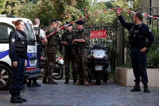 Police-and-soldiers-secure-the-scene-where-French-