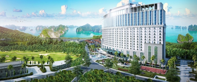 Ảnh 4_ Phối cảnh chung của FLC Grand Hotel Hạ Long