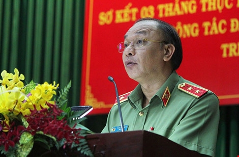 trung tướng Lê Đông Phong, giám đốc CA TP.HCM báo 