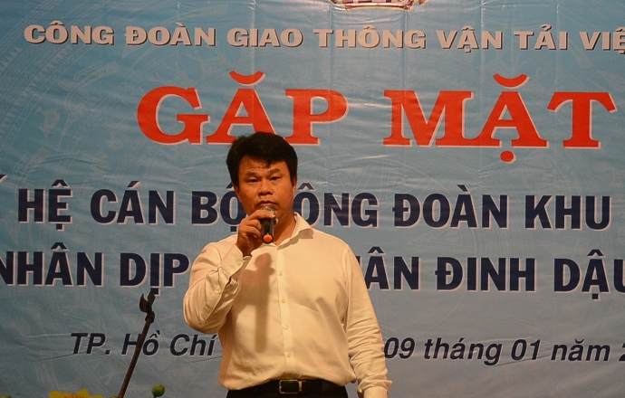 Đỗ Nga Việt, Chủ tịch Công đoàn GTVT VN phát biểu 