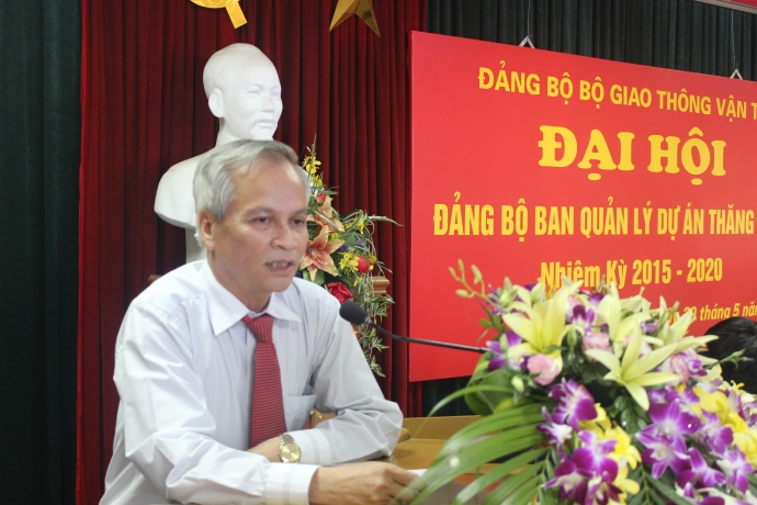 Ông Vũ Xuân Hòa phát biểu tại Đại hội