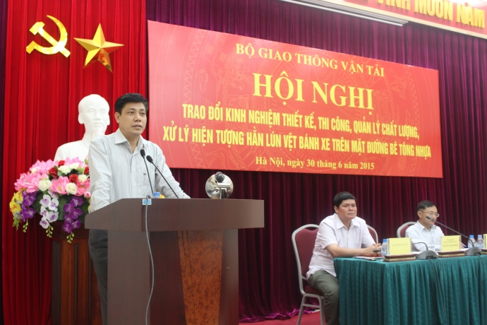 Thứ trưởng Nguyễn Ngọc Đông phát biểu tại hội nghị