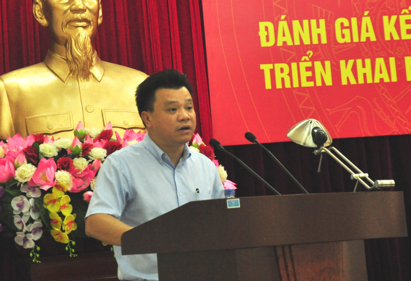 ông Lê Kim Thành phát biểu tại hội nghị