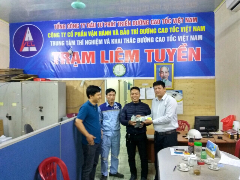 Đại diện Trạm thu phí Liêm Tuyền