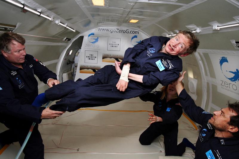 55cPhysicist_Stephen_Hawking_in_Zero_Gravity_NASA