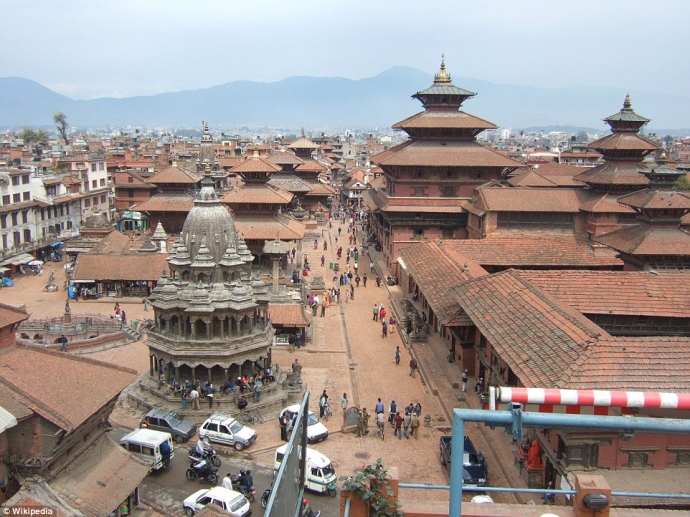 Quảng trường Kathmandu Durbar , trung tâm Thủ đô c
