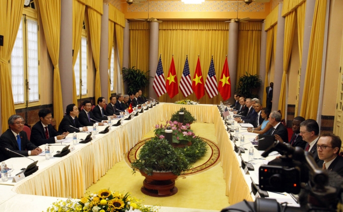 Toàn cảnh cuộc hội đàm giữa Chủ tịch nước Trần Đại