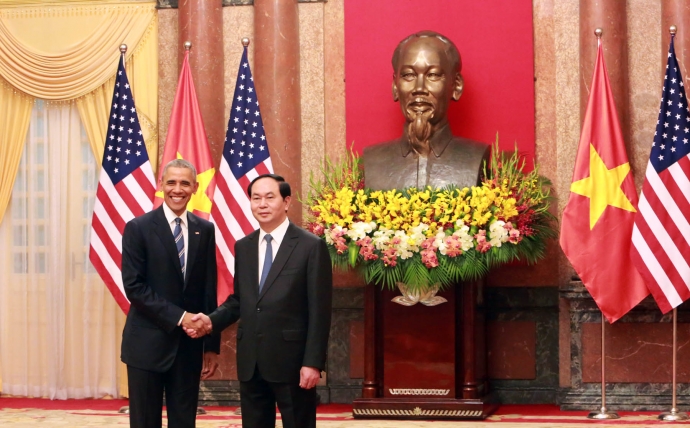 Tổng thống Mỹ Barack Obama hội đàm với Chủ tịch nư