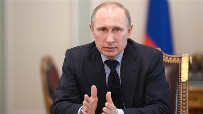 Tổng thống Nga Vladimir Putin trong cuộc pho