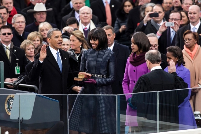 Ông Obama tuyên thệ nhậm chức Tổng thống lần 2 vào