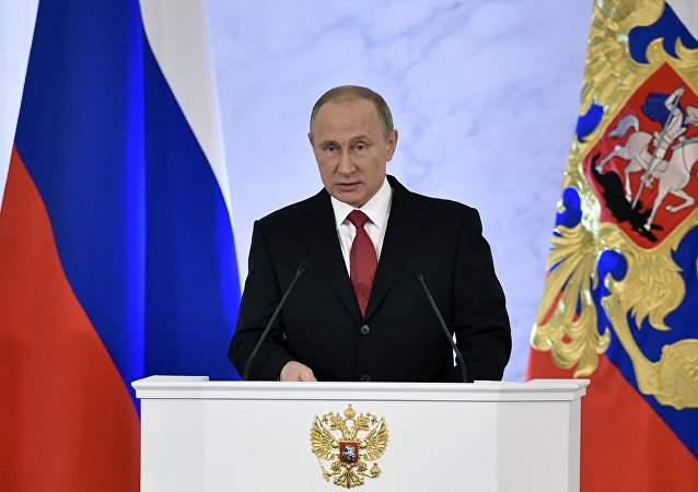 Tổng thống Nga Vladimir Putin phát biểu thông điệp